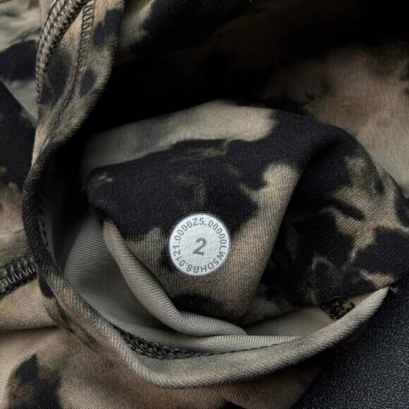 LULULEMON Invigorate High-Rise Tight 25" Size 2 Dispersed Light Raw Linen Multi - Picture 8 of 8